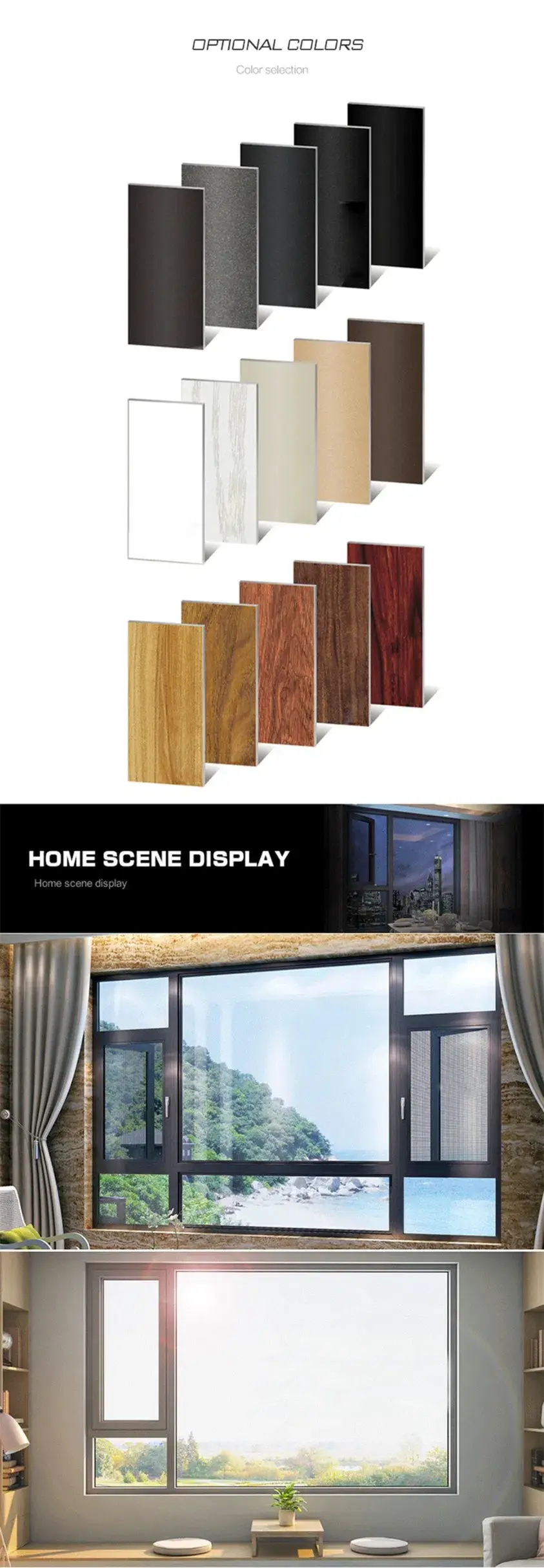 Cửa sổ nhựa UPVC hai cánh tích hợp lưới che chắn hình ảnh 16-description
