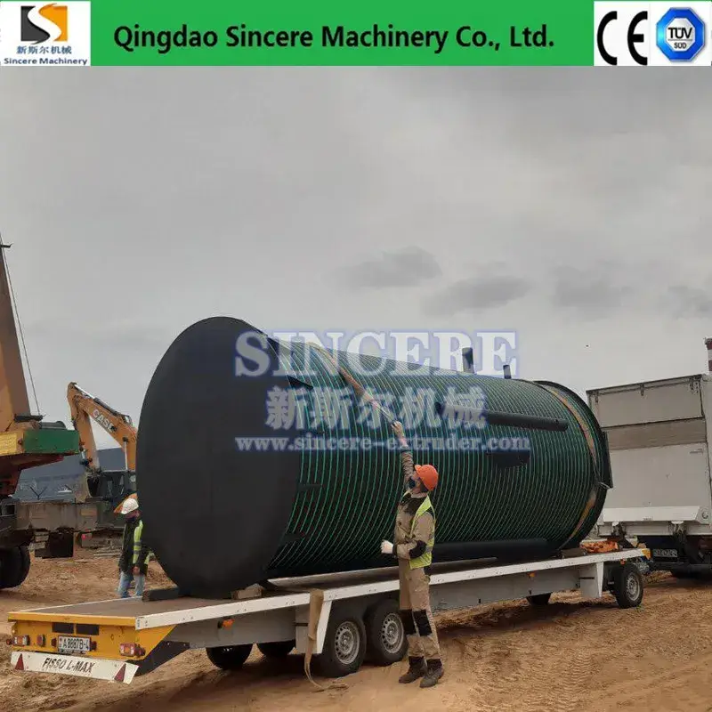 Dây chuyền xoắn ốc tường rỗng đôi cho ống thoát nước PE - Giải pháp hiệu quả cho hệ thống thoát nước