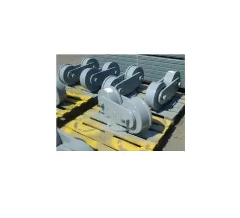 Bánh xe thép trắng với kiểu vành đôi đơn và cấu trúc giá đỡ cố định hình ảnh 10-description