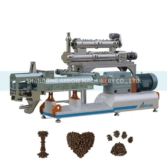 Thiết bị chế biến thức ăn cho chó và thú cưng, dây chuyền sản xuất thức ăn tự động