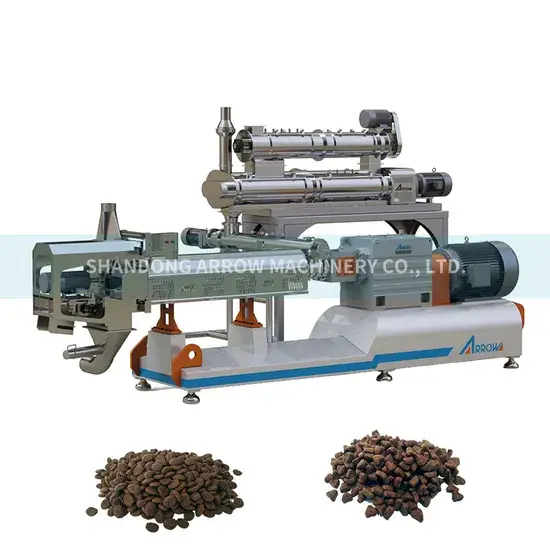 Thiết bị chế biến thức ăn cho chó và thú cưng, dây chuyền sản xuất thức ăn tự động