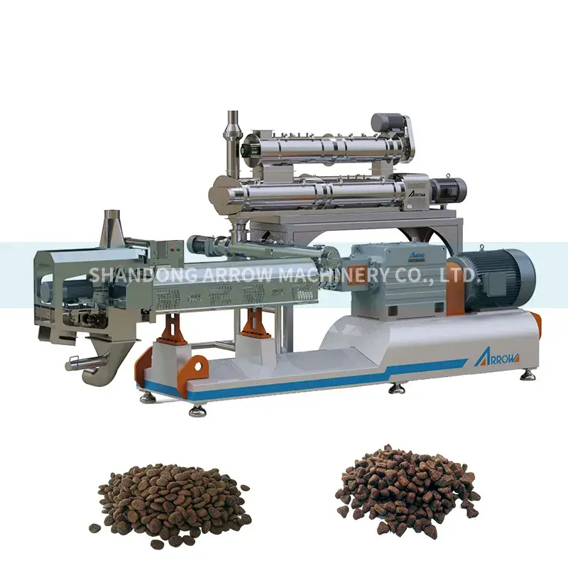 Thiết bị chế biến thức ăn cho chó và thú cưng, dây chuyền sản xuất thức ăn tự động
