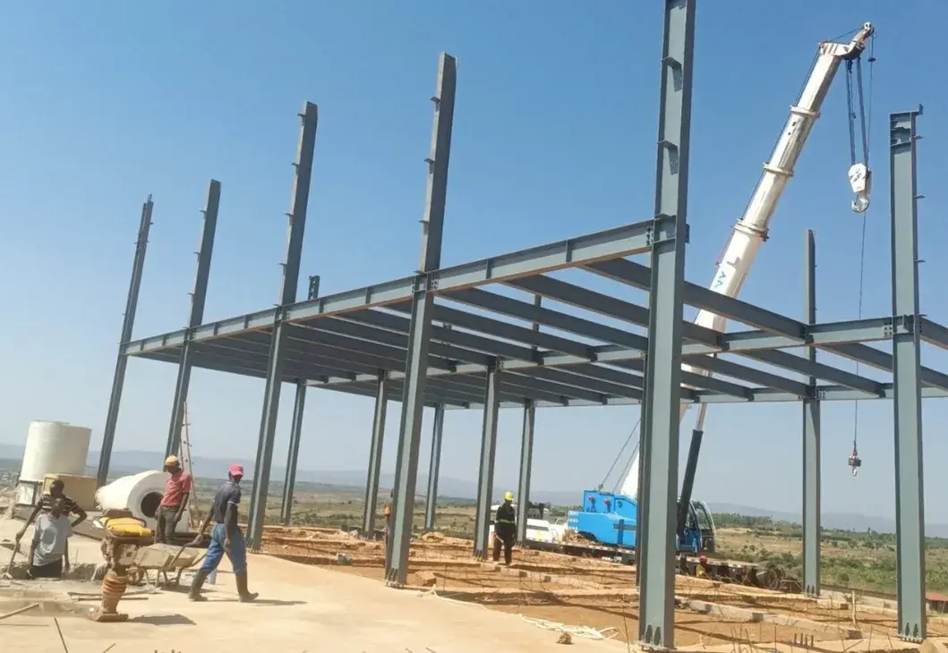 Cấu trúc kho lưu trữ thép cột tiền chế ổn định và lâu bền hình ảnh 16-description