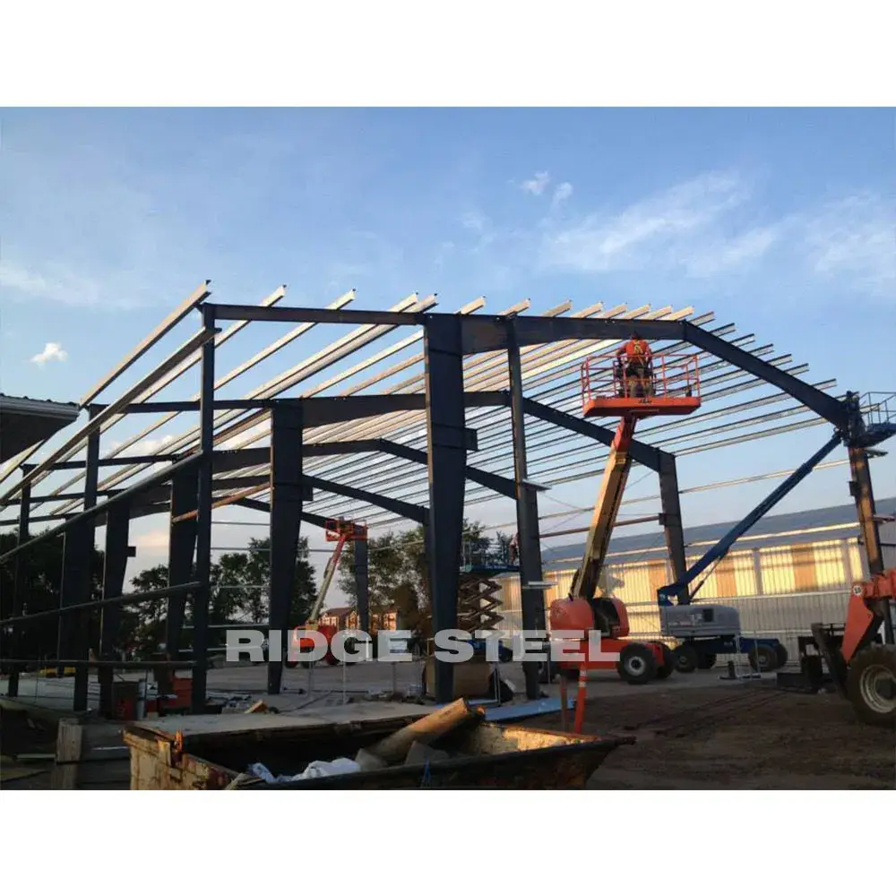 Cấu trúc kho lưu trữ thép cột tiền chế ổn định và lâu bền