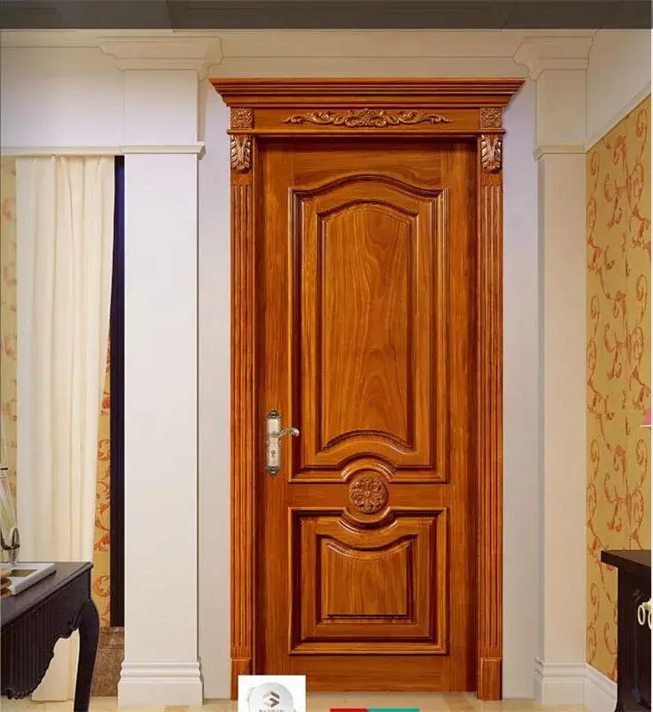 Cửa phòng làm từ vật liệu gỗ tự nhiên MDF composite - Chất liệu nhựa chắc chắn