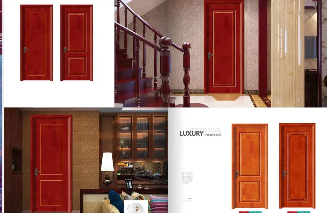 Cửa phòng làm từ vật liệu gỗ tự nhiên MDF composite - Chất liệu nhựa chắc chắn hình ảnh 23-description