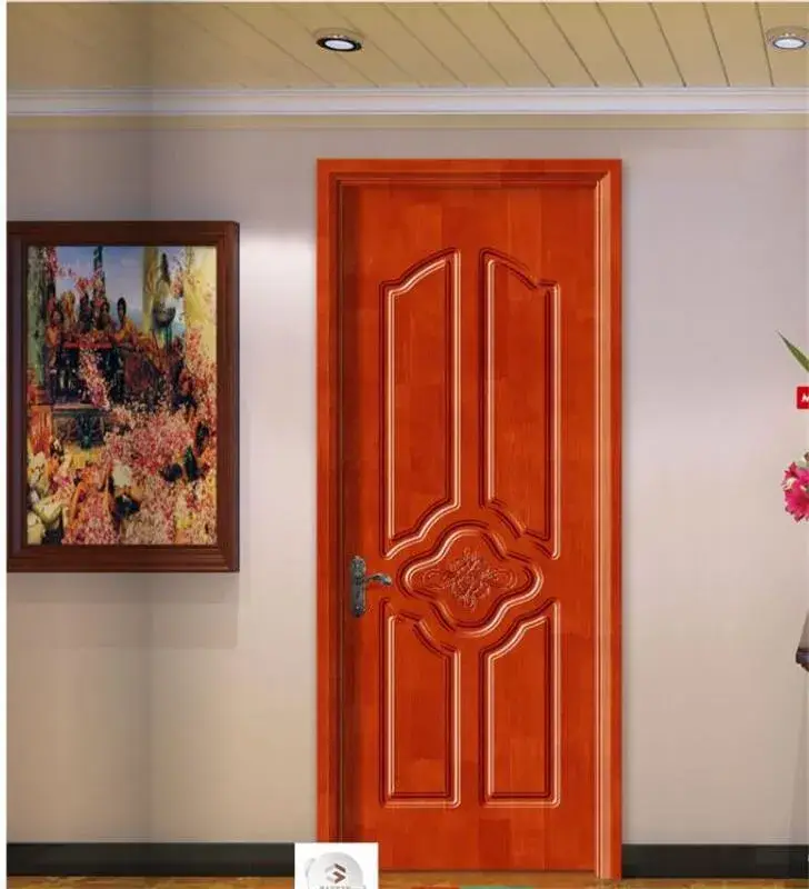 Cửa phòng làm từ vật liệu gỗ tự nhiên MDF composite - Chất liệu nhựa chắc chắn