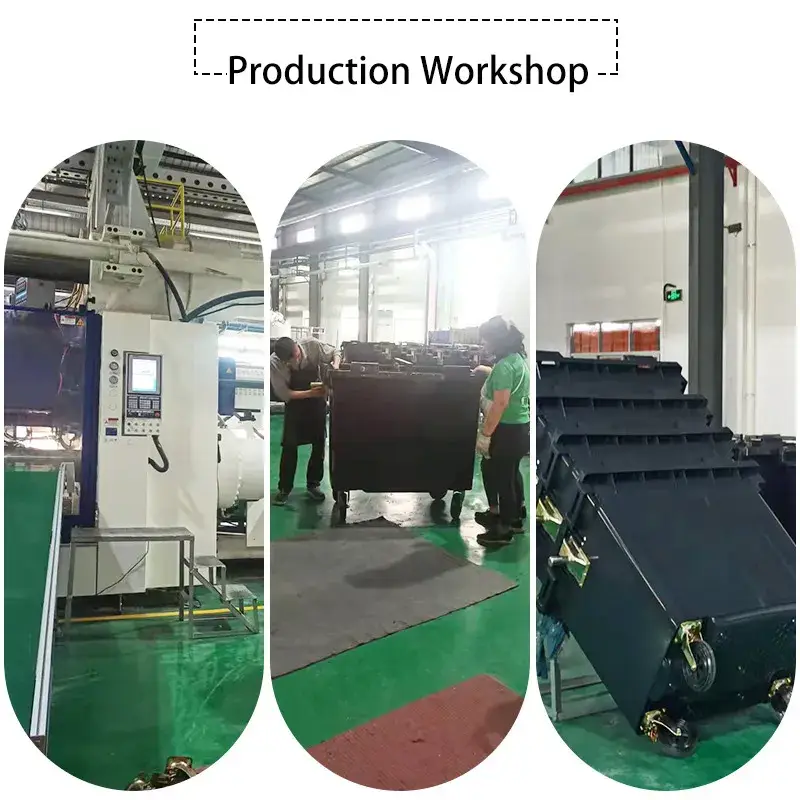 Sản phẩm thùng rác bằng nhựa đa dạng về kích thước và mẫu mã, phục vụ cho việc thu gom và xử lý chất thải một cách hiệu quả
