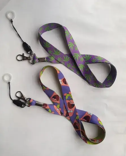 Dây đeo thuốc lá điện tử bán buôn bằng chất liệu polyester tùy chỉnh in logo và in nhiều màu sắc cho cá nhân hình ảnh 1-description