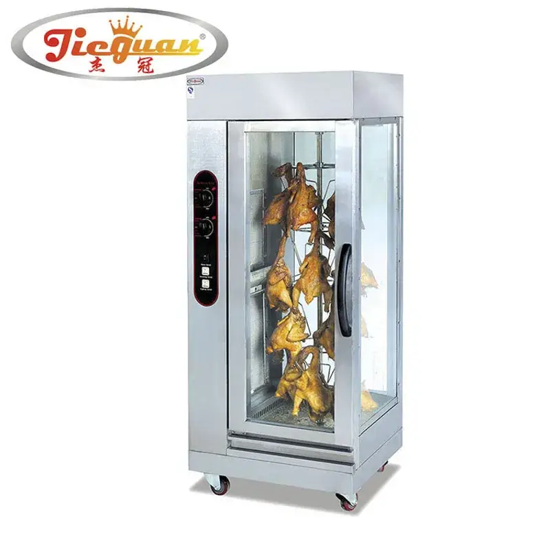 Lò quay gà điện EB-201 - Xử lý 24-30 miếng gà mỗi 40 phút, điều khiển nhiệt độ từ 50-300 độ hình ảnh 9-description