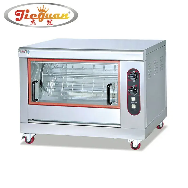 Lò quay gà điện EB-201 - Xử lý 24-30 miếng gà mỗi 40 phút, điều khiển nhiệt độ từ 50-300 độ hình ảnh 8-description