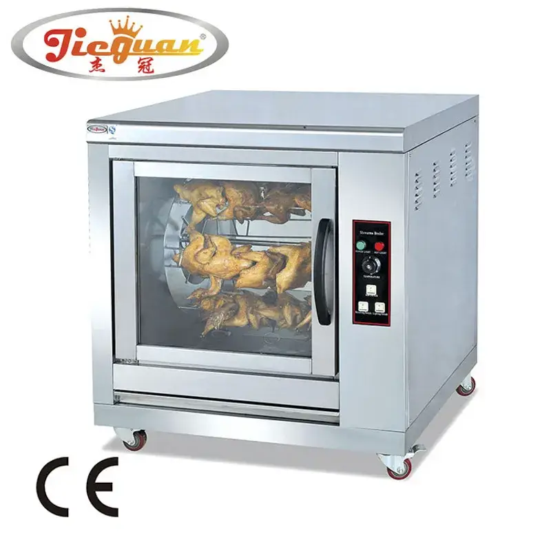 Lò quay gà điện EB-201 - Xử lý 24-30 miếng gà mỗi 40 phút, điều khiển nhiệt độ từ 50-300 độ hình ảnh 4-description