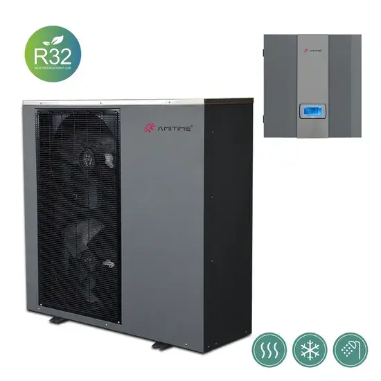Bộ trao đổi nhiệt đồng cho hệ thống nước và khí R32 Amitime, tiện lợi cho việc tách bơm nhiệt
