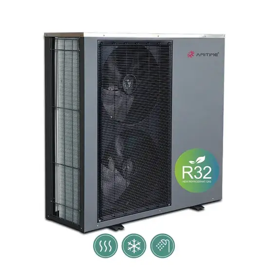 Bộ trao đổi nhiệt đồng cho hệ thống nước và khí R32 Amitime, tiện lợi cho việc tách bơm nhiệt hình ảnh 1-description
