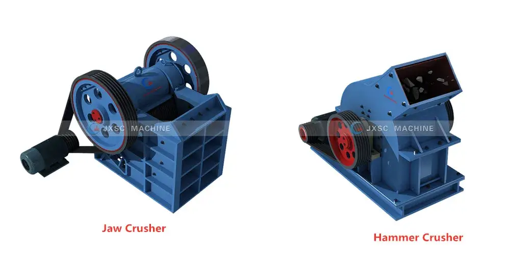 Nhà máy chế biến vàng đá hoàn chỉnh vận hành thuận tiện với máy nghiền hàm, máy nghiền búa và bàn lắc hình ảnh 12-description