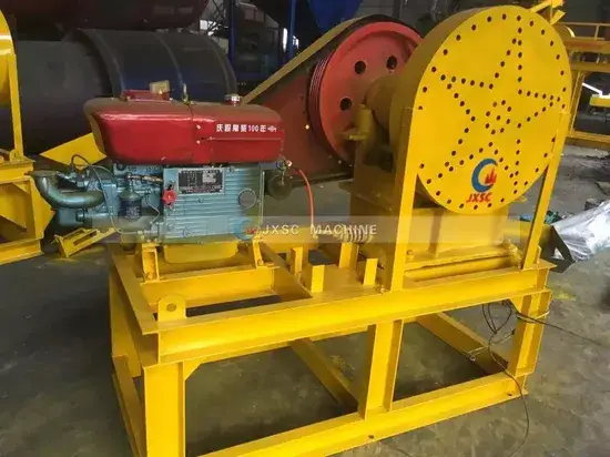 Nhà máy chế biến vàng đá hoàn chỉnh vận hành thuận tiện với máy nghiền hàm, máy nghiền búa và bàn lắc