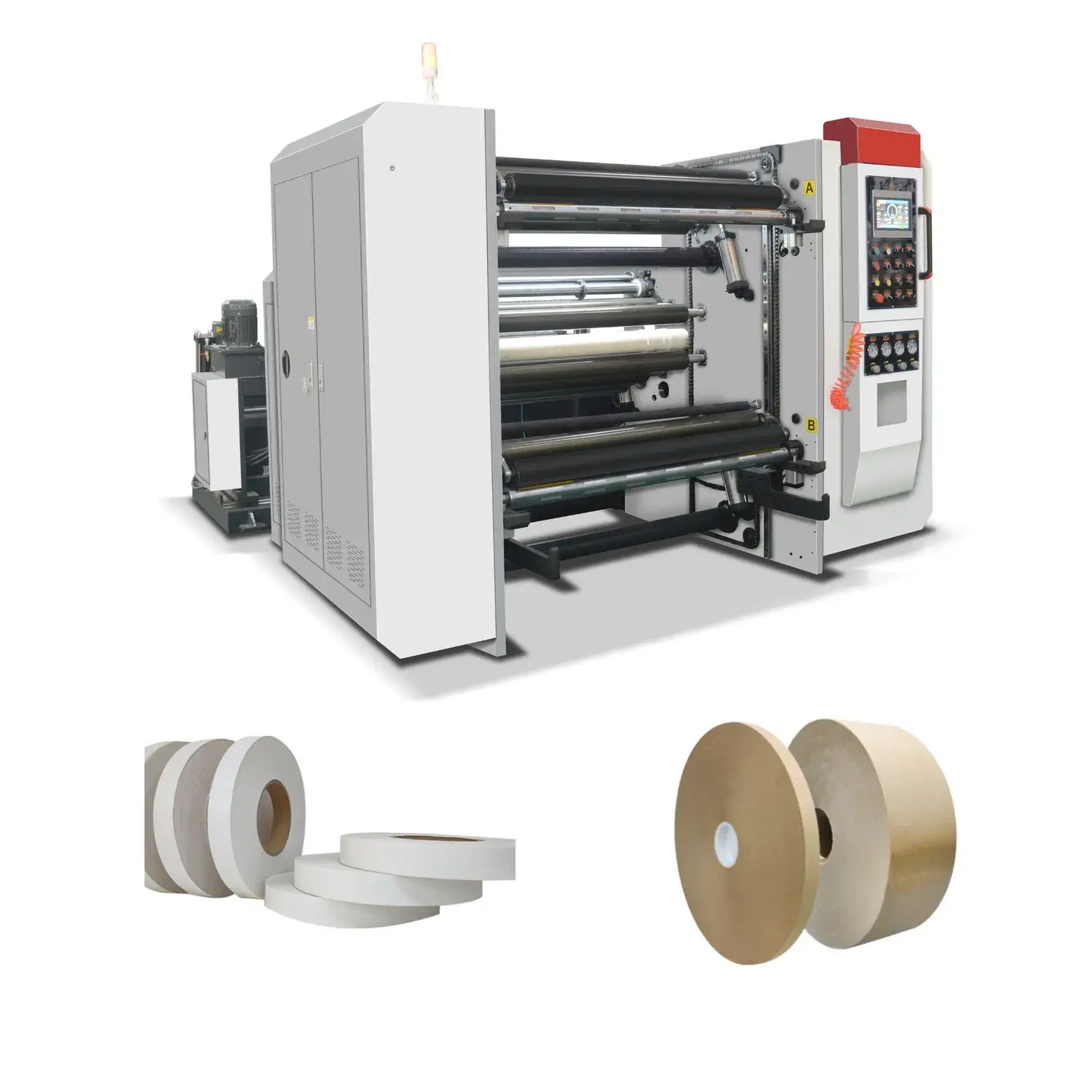 Máy cắt cuộn cuộn với hệ thống PLC, chức năng đếm tự động và dừng báo động, dễ sử dụng và vận hành