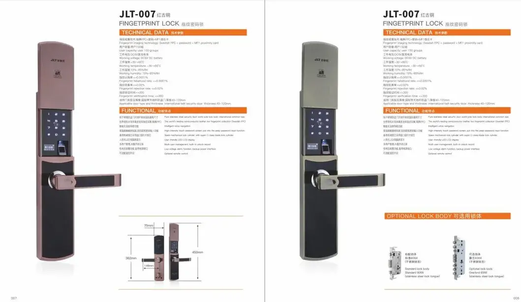 Khóa cửa tay nắm với chất liệu nhôm oxi hóa kinh tế và đế tròn màu vàng hình ảnh 18-description