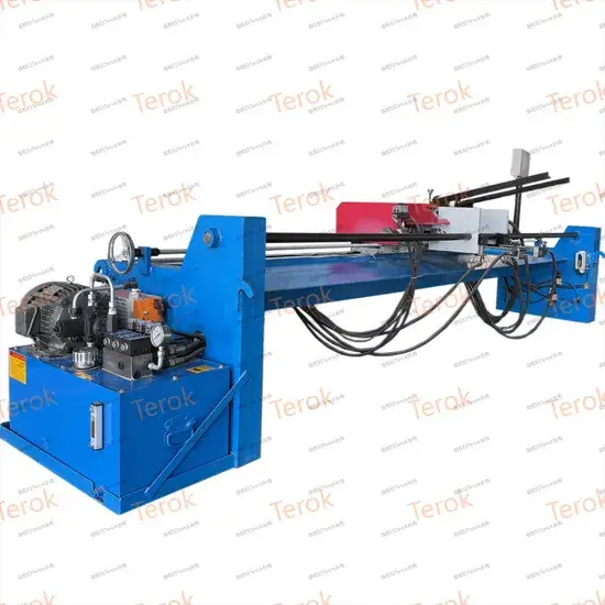 Máy làm con lăn băng tải tùy chỉnh, chứng nhận ISO, trục thép carbon và máy cắt mép vát hai đầu cho mỏ đá - sản phẩm tiêu chuẩn kinh tế