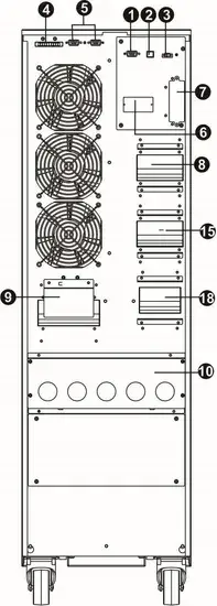 Tiêu đề mới: Thiết bị Ắc quy dự phòng lớn 10kVA 24kw cho hệ thống UPS 3 pha 20kVA 30kVA 40kVA 60kVA