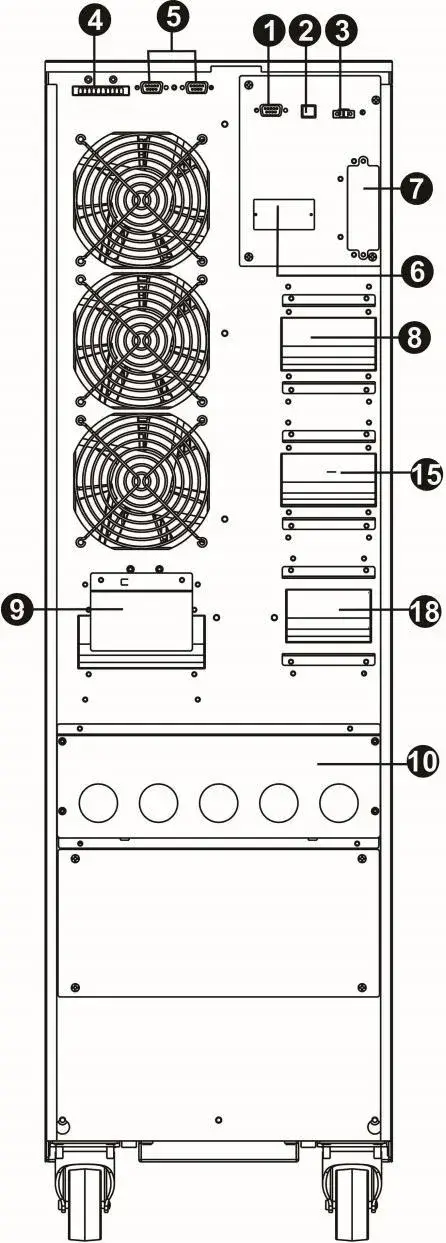 Tiêu đề mới: Thiết bị Ắc quy dự phòng lớn 10kVA 24kw cho hệ thống UPS 3 pha 20kVA 30kVA 40kVA 60kVA