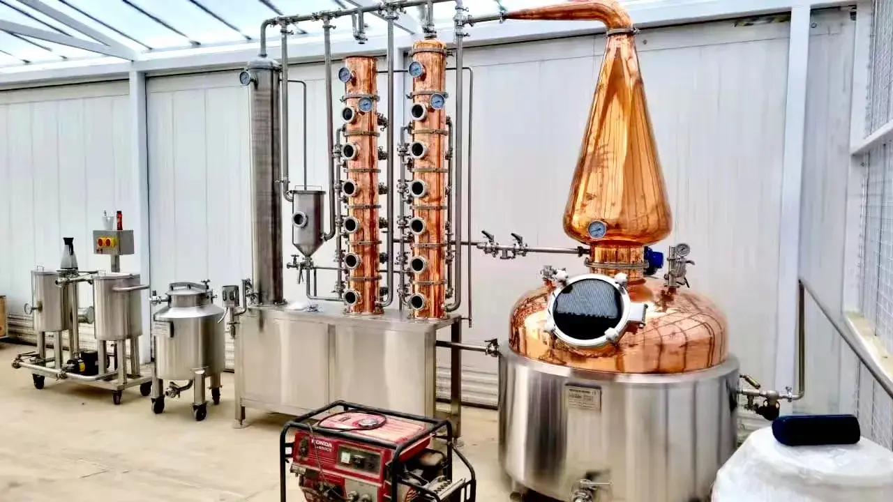Máy chưng cất rượu điện cho gia đình, loại máy cột chưng cất tinh chế và chiết xuất rượu