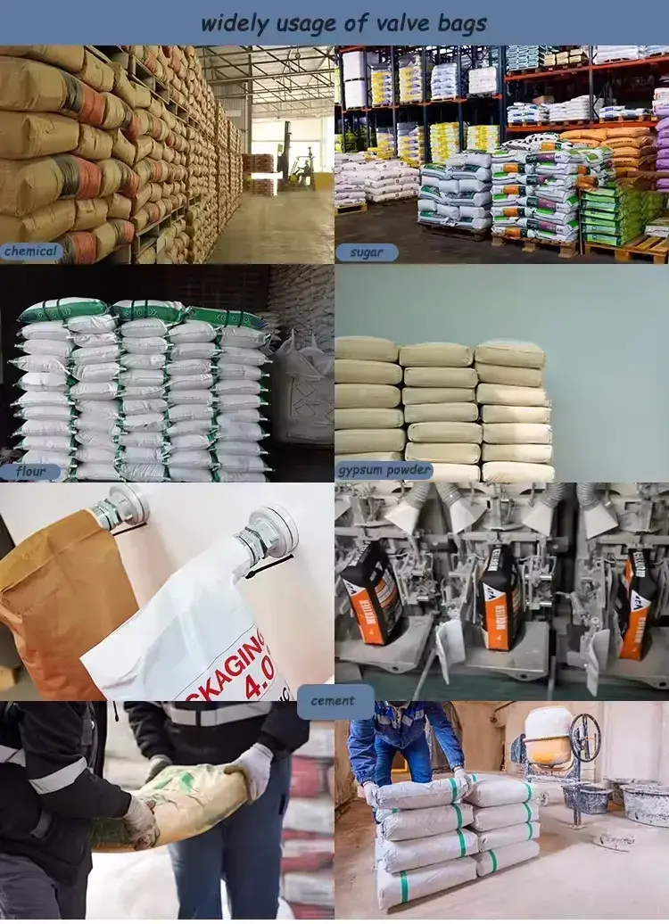 Bao giấy kraft chất lượng cao cho việc đóng gói xi măng hình ảnh 18-description