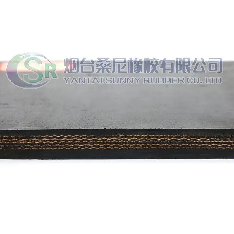 Băng tải cao su EP có thể điều chỉnh độ dày lớp dưới và lớp phủ cao su theo nhu cầu hình ảnh 20-description