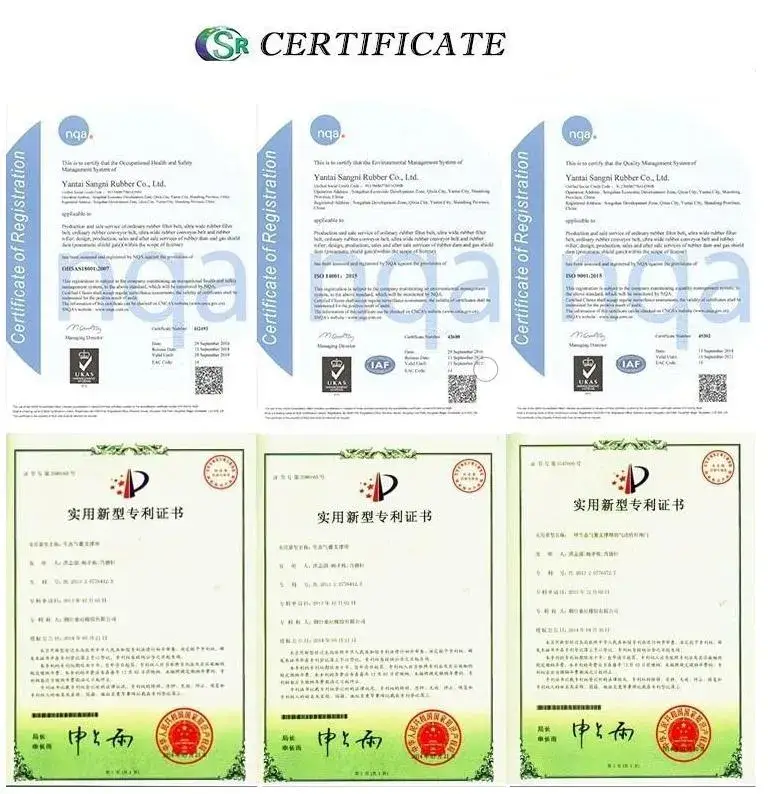 Băng tải cao su EP có thể điều chỉnh độ dày lớp dưới và lớp phủ cao su theo nhu cầu hình ảnh 25-description
