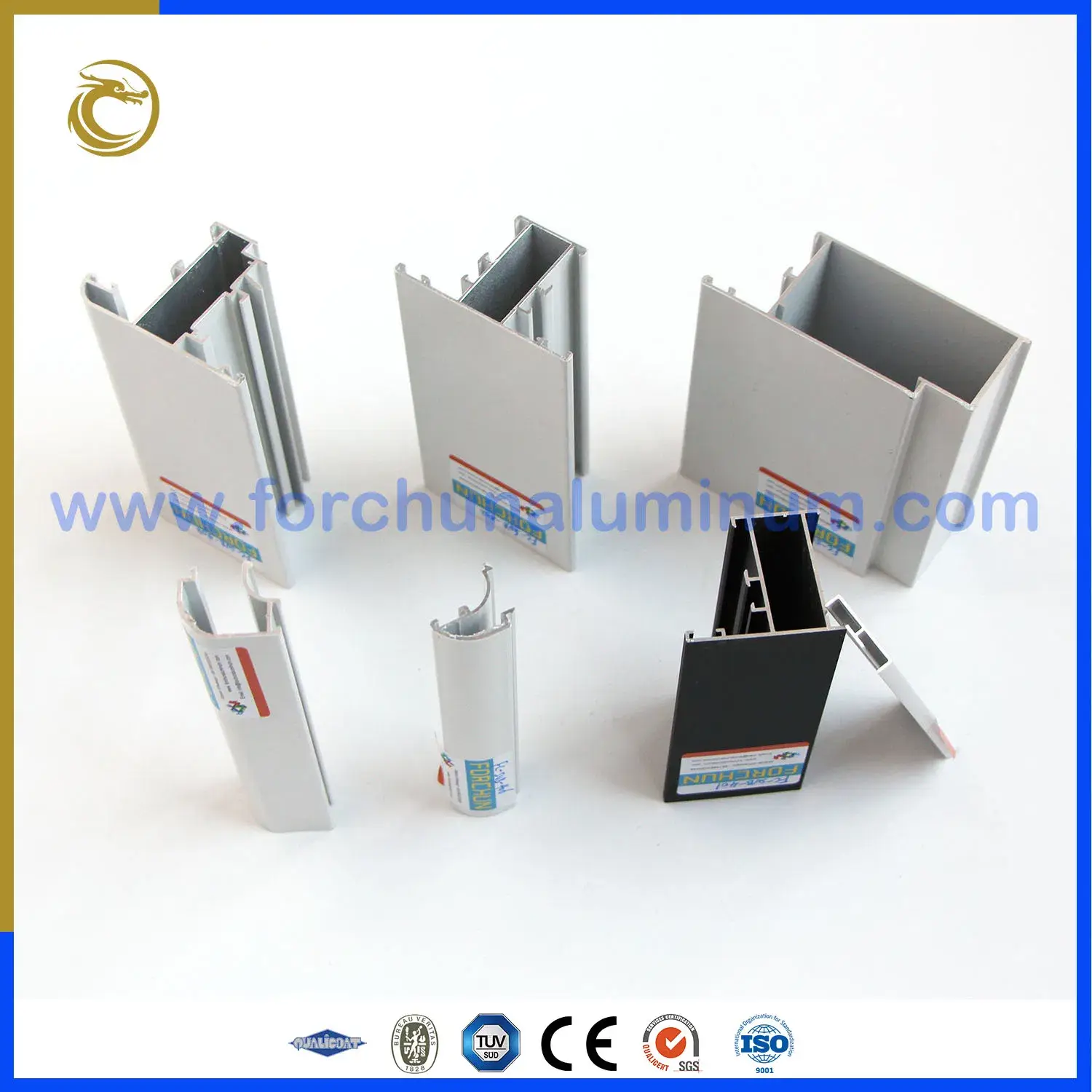Khung cửa sổ nhôm casement chất liệu Euro Series với thiết kế nặng và bền bỉ