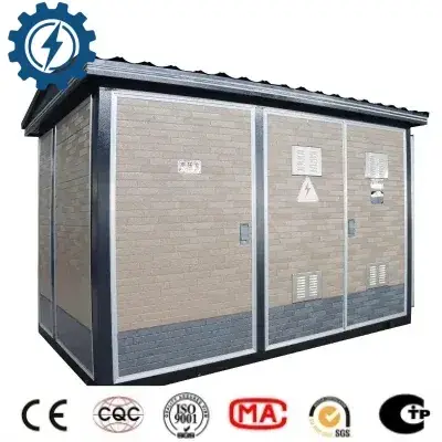 Thiết bị phân phối điện trạm biến áp hộp ngoài trời châu Âu di động tiện lợi