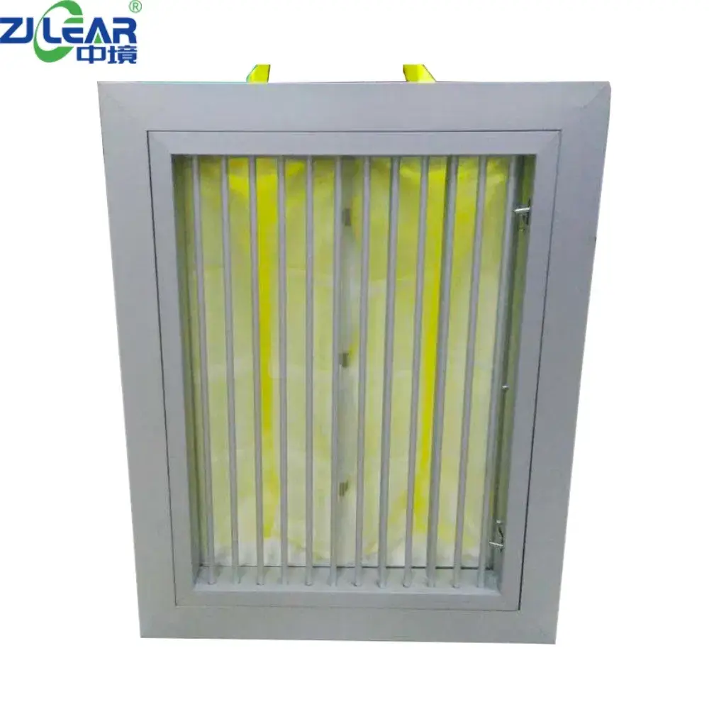 Túi lọc không khí bằng sợi thủy tinh có hiệu suất trung bình F4 F5 F6 F7 F8 hình ảnh 16-description