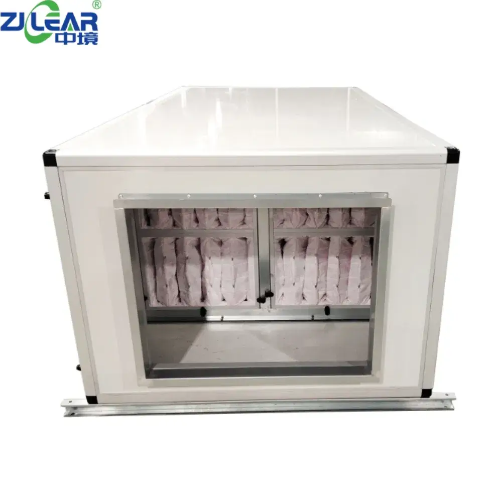 Túi lọc không khí bằng sợi thủy tinh có hiệu suất trung bình F4 F5 F6 F7 F8 hình ảnh 15-description