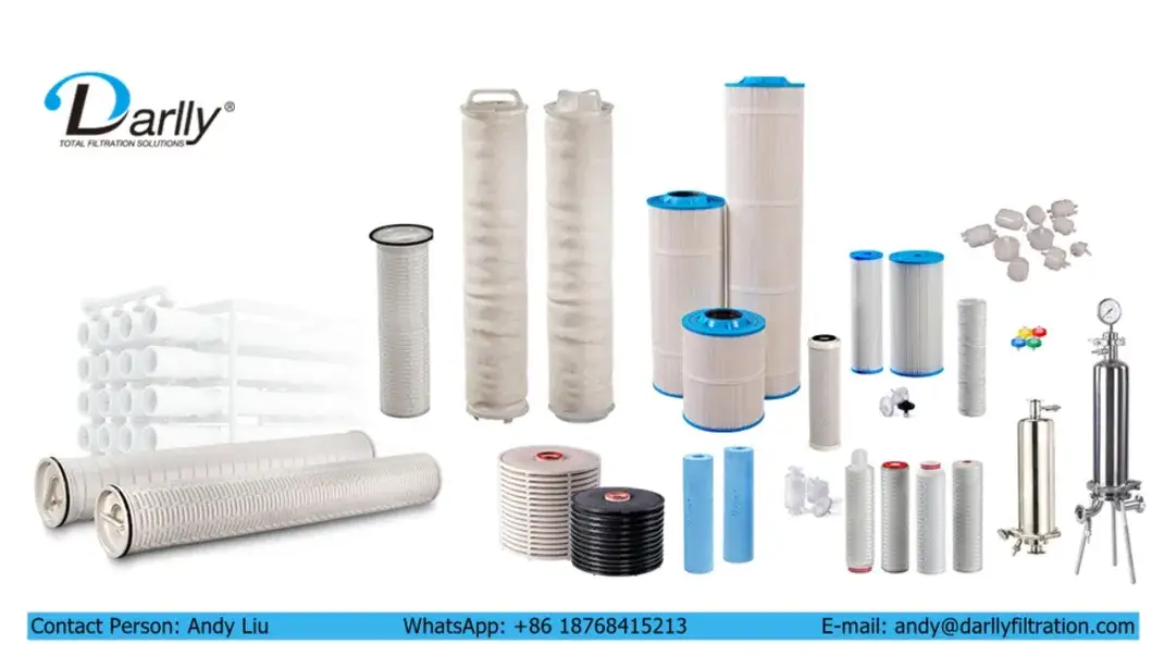 Bộ lọc nước pleated polypropylene có độ chính xác 1 micron, cấp chứng nhận FDA, phù hợp để tiền lọc chất lỏng hình ảnh 19-description