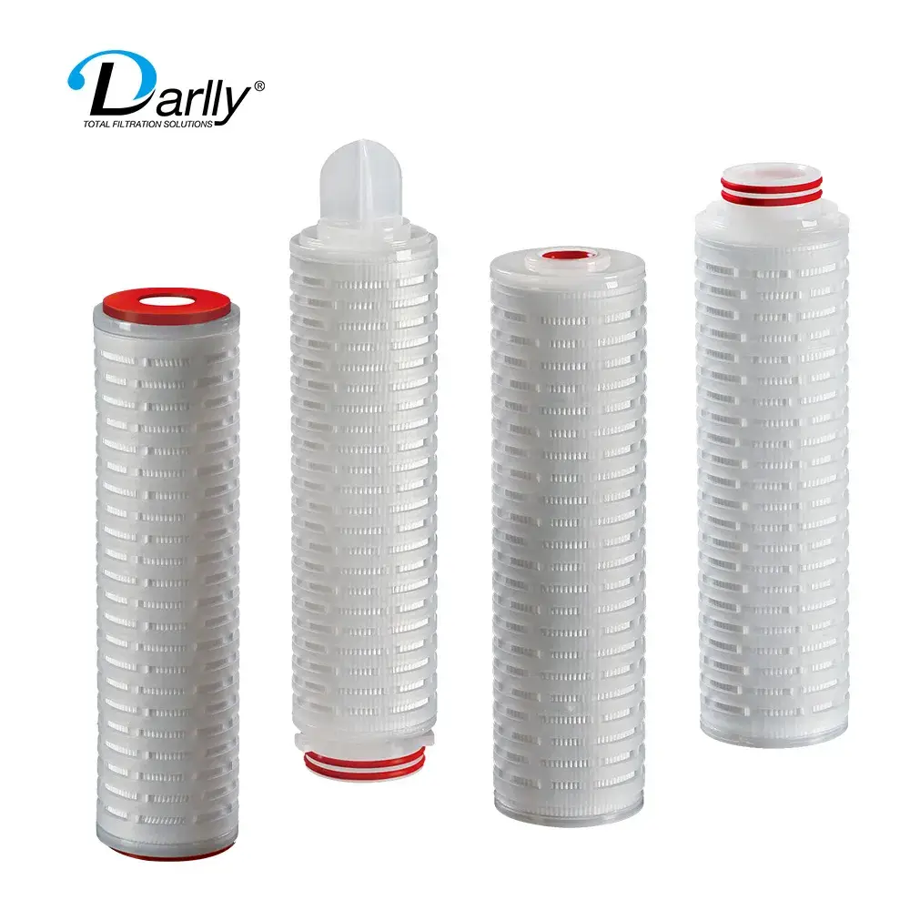 Bộ lọc nước pleated polypropylene có độ chính xác 1 micron, cấp chứng nhận FDA, phù hợp để tiền lọc chất lỏng hình ảnh 13-description