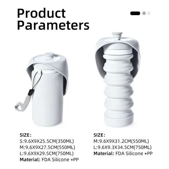 Bát chó silicone an toàn thực phẩm, tiện lợi và gọn nhẹ cho chó khi đi ra ngoài