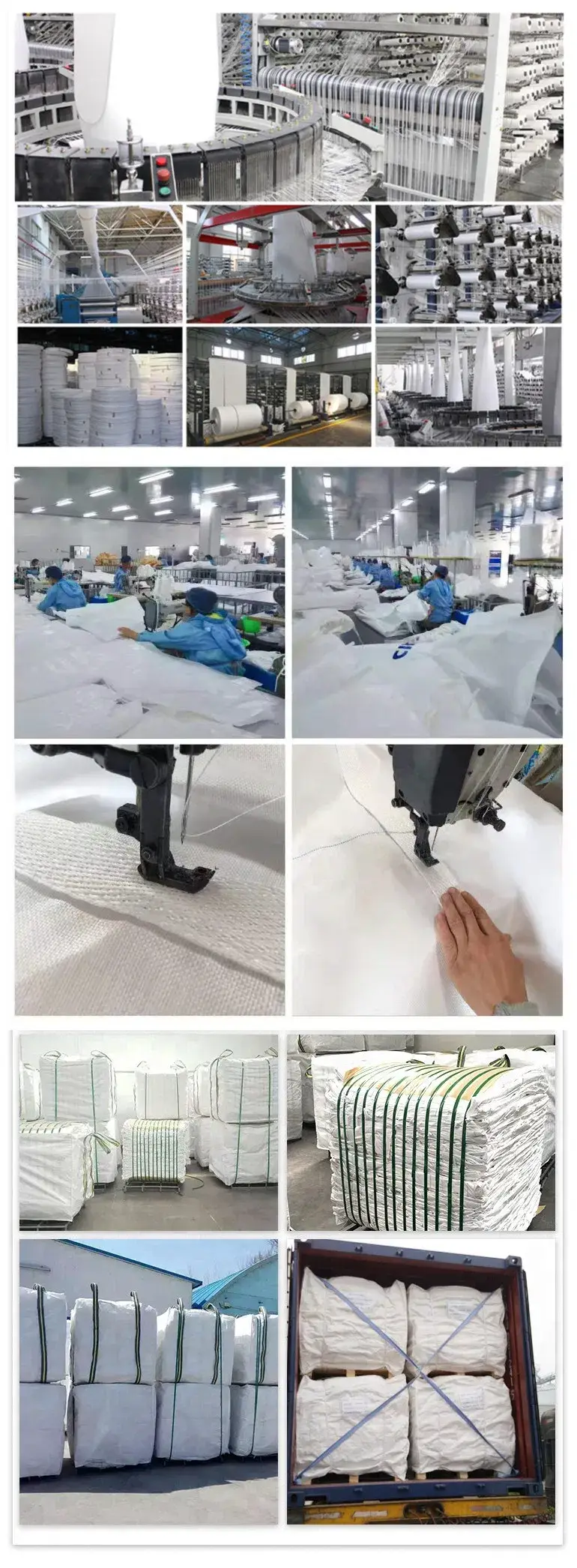 Bao lớn Jumbo FIBC từ vật liệu vải PP sử dụng để chứa than đen hình ảnh 19-description