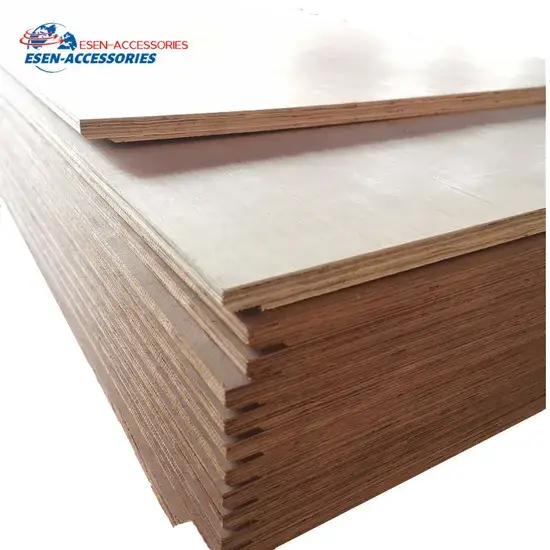 Ván ép có lớp phủ màu đen sản xuất từ nhà máy phân phối