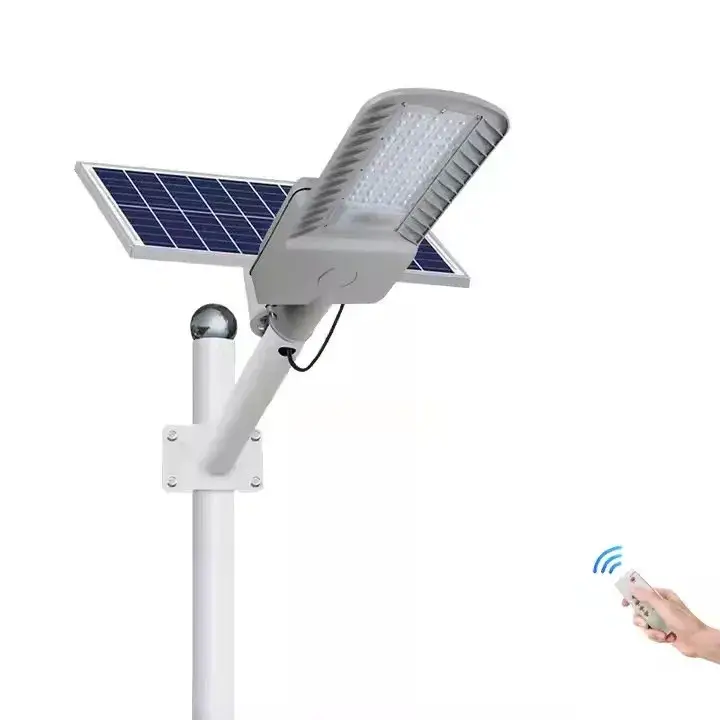 Đèn đường năng lượng mặt trời LED điều khiển từ xa ngoài trời chống nước nhôm - Tùy chọn công suất 30W/40W/50W/60W/100W/150W IP65 hình ảnh 12-description