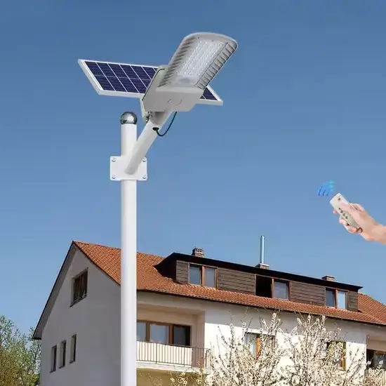 Đèn đường năng lượng mặt trời LED điều khiển từ xa ngoài trời chống nước nhôm - Tùy chọn công suất 30W/40W/50W/60W/100W/150W IP65