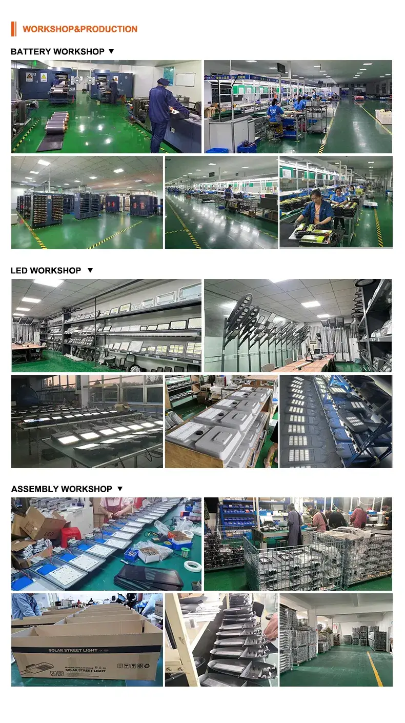 Đèn đường năng lượng mặt trời LED điều khiển từ xa ngoài trời chống nước nhôm - Tùy chọn công suất 30W/40W/50W/60W/100W/150W IP65 hình ảnh 16-description