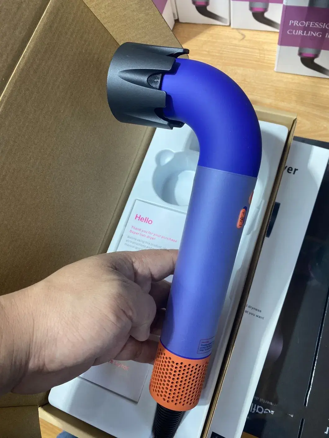 Máy Sấy Tóc Supersonich Được Tích Hợp Công Nghệ Ion Âm và Logo Tùy Chỉnh HD18 hình ảnh 13-description