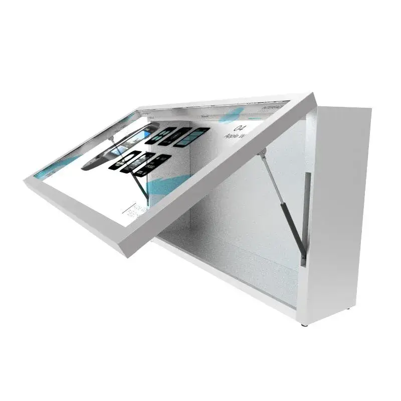 Đề xuất mới: Kệ trưng bày màn hình LED trong suốt tùy chỉnh theo yêu cầu 3D và kim loại quý hình ảnh 13-description