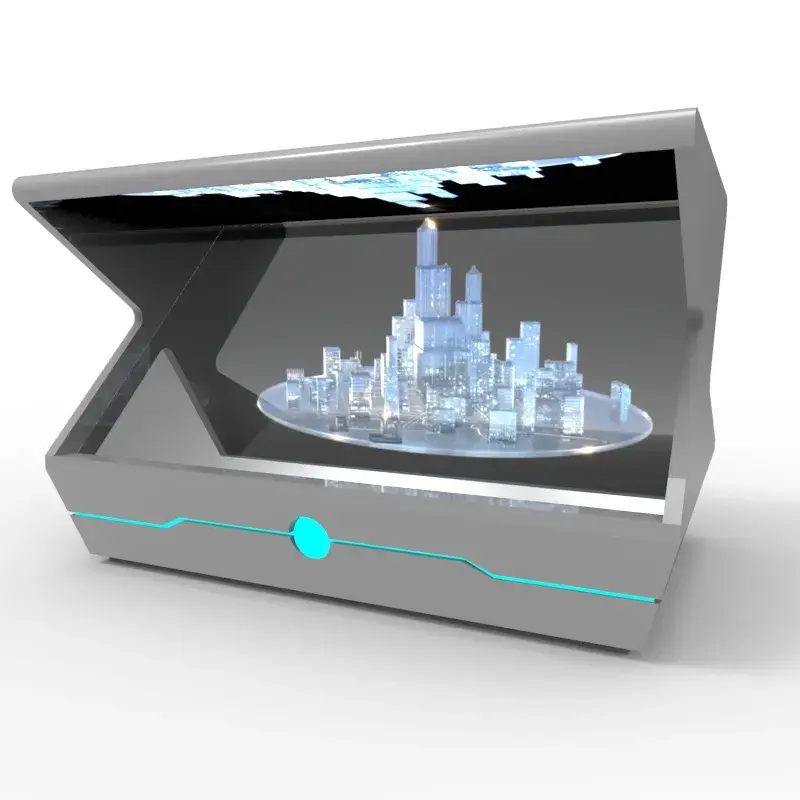 Đề xuất mới: Kệ trưng bày màn hình LED trong suốt tùy chỉnh theo yêu cầu 3D và kim loại quý hình ảnh 17-description