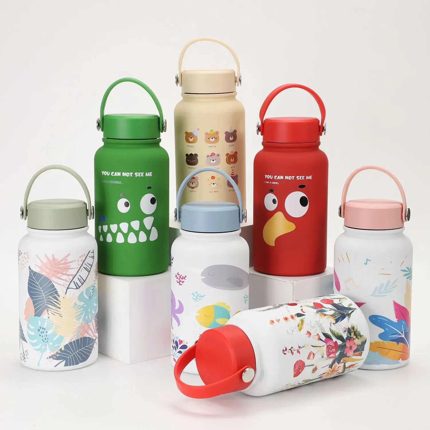 Bán buôn bình giữ nhiệt hai lớp 304 Thép không gỉ - Sản phẩm tùy chỉnh 650ml, 1000ml, 1150ml cho nhu cầu ngoại trời