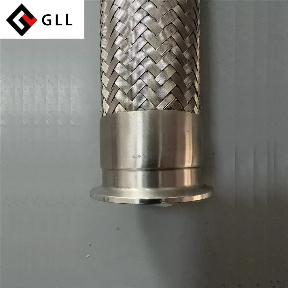 Ống kim loại linh hoạt DN15 chống ăn mòn, được làm từ thép không gỉ dạng sóng 304 cho công nghiệp