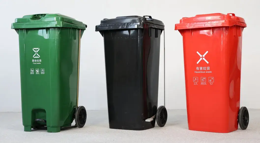 Thùng đựng rác 120 Series bằng nhựa có bàn đạp - Giải pháp lý tưởng cho việc tái chế rác hình ảnh 12-description