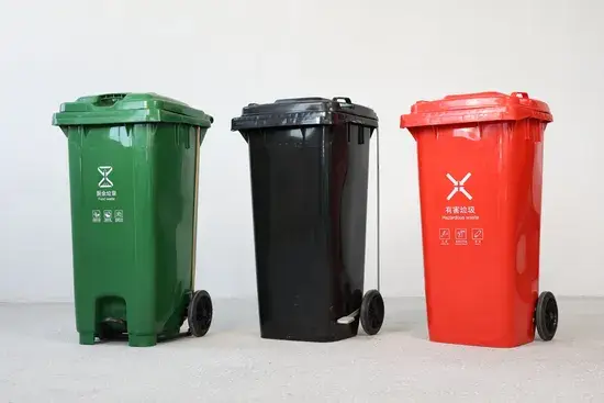 Thùng đựng rác 120 Series bằng nhựa có bàn đạp - Giải pháp lý tưởng cho việc tái chế rác hình ảnh 1-description