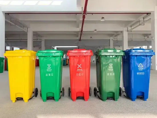 Thùng đựng rác 120 Series bằng nhựa có bàn đạp - Giải pháp lý tưởng cho việc tái chế rác
