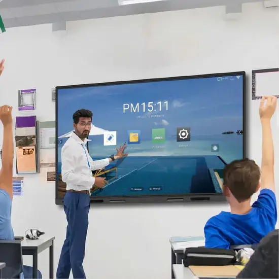Bảng trắng thông minh cảm ứng công nghiệp 75 Inch - Sản phẩm 4K cung cấp trực tiếp từ nhà máy